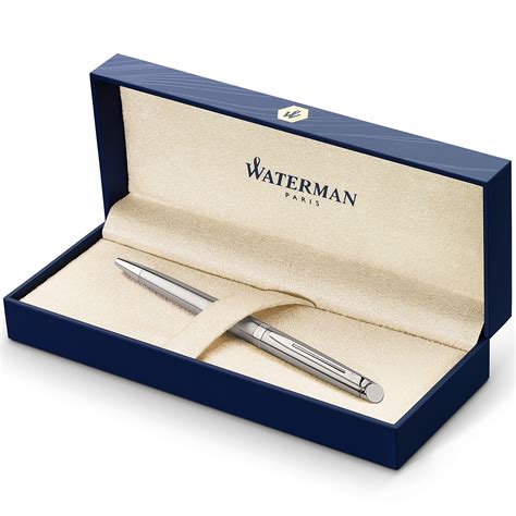 Buy Waterman Hemisphere Ballpoint Pen, Stainless Steel with Chrome Trim ...