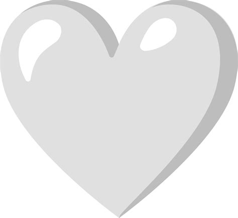 "white heart" Emoji - Download for free – Iconduck