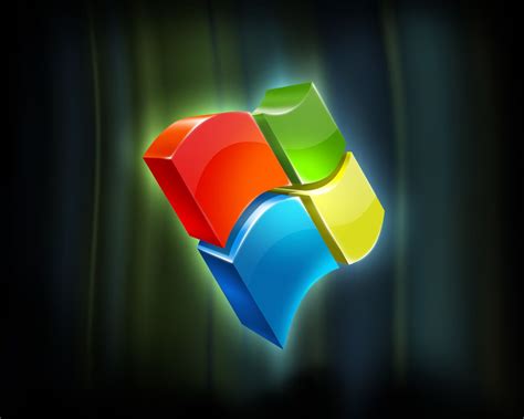 Microsoft Logo 3d Wallpaper