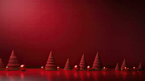 Red Christmas tree on a red background 31514853 Stock Photo at Vecteezy