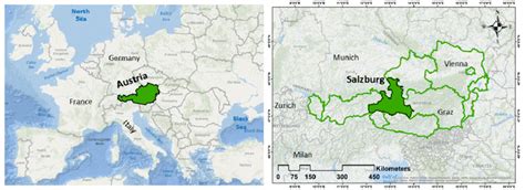 Location of the State of Salzburg, Austria. | Download Scientific Diagram