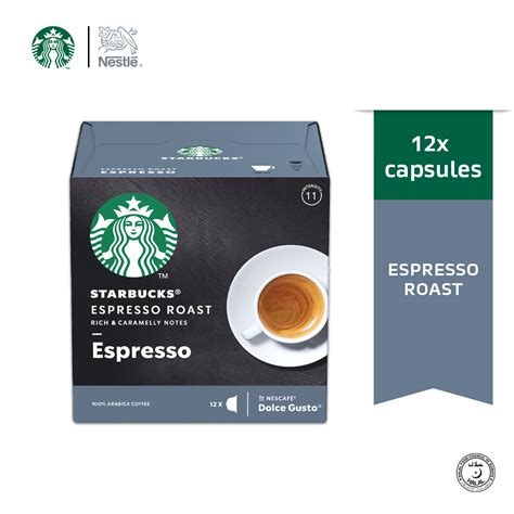 StarbucksÂ® Espresso Roast Coffee 66g x 12Capsules