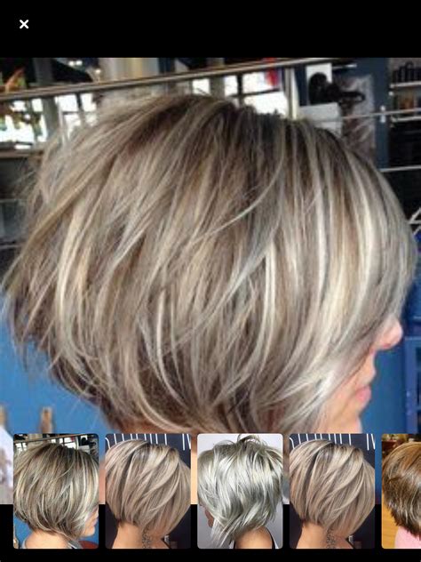 Pin on hair | Frosted hair, Hair highlights, Short hair styles