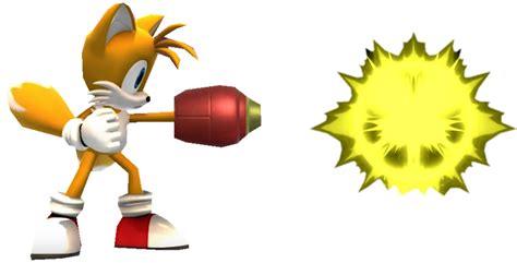 Miles Tails Prower using his Arm Cannon by TransparentJiggly64 on DeviantArt