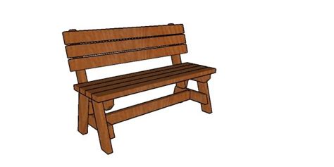 2x4 Bench with Back Plans | HowToSpecialist - How to Build, Step by Step DIY Plans