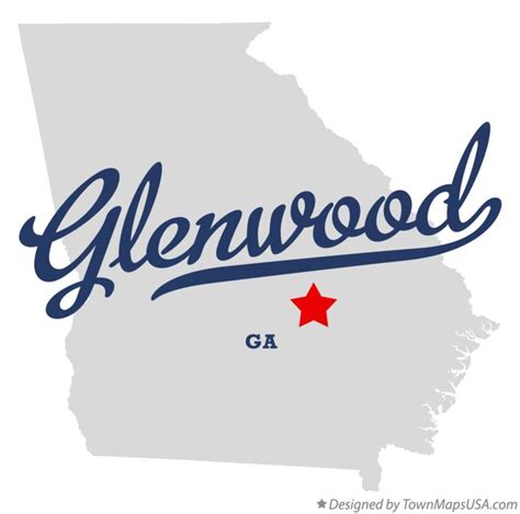 Map of Glenwood, GA, Georgia