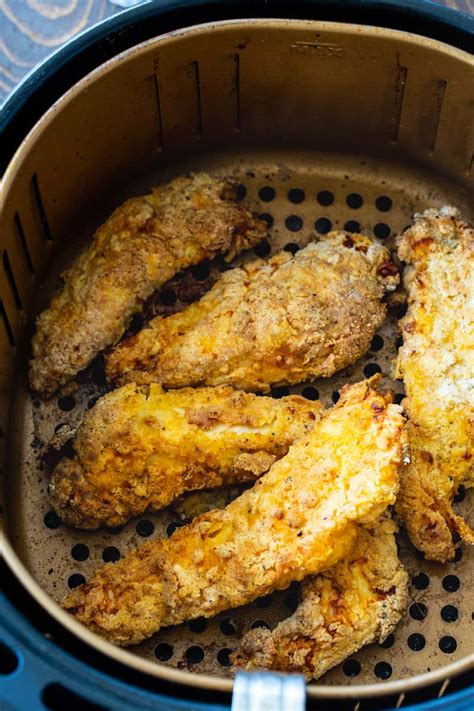 Air Fryer Spicy Chicken Fingers - Skinny Southern Recipes