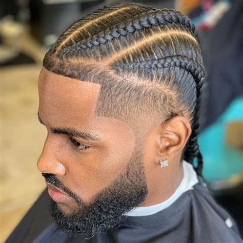 35 Popular Cornrow Braids Hairstyles For Men in 2024 | Boy braids hairstyles, Cornrow hairstyles ...