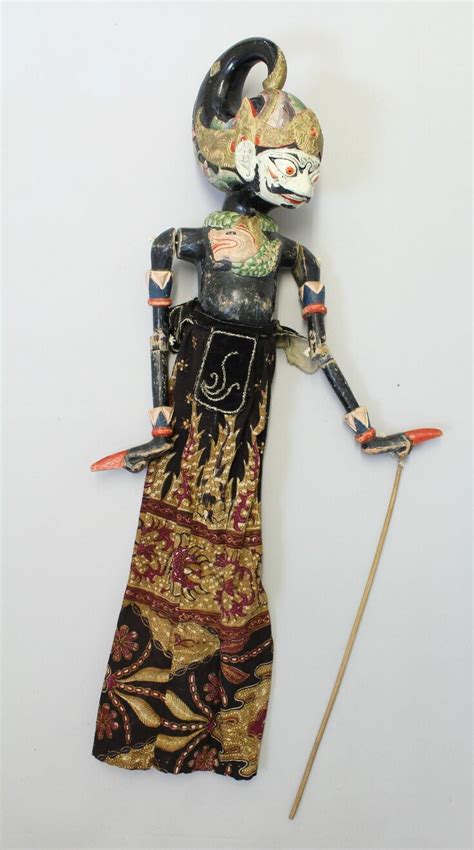 Javanese rod puppet possibly representing Bhima, 19th century | Unknown ...