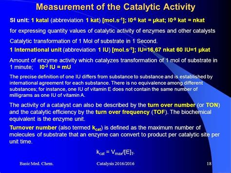 Does anyone routinely use the katal unit of enzyme activity ...