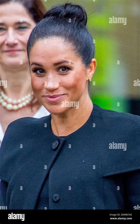 Meghan, Duchess of Sussex during a visit to the Association of ...