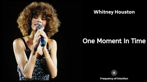 Whitney Houston - One Moment In Time (852Hz) - YouTube