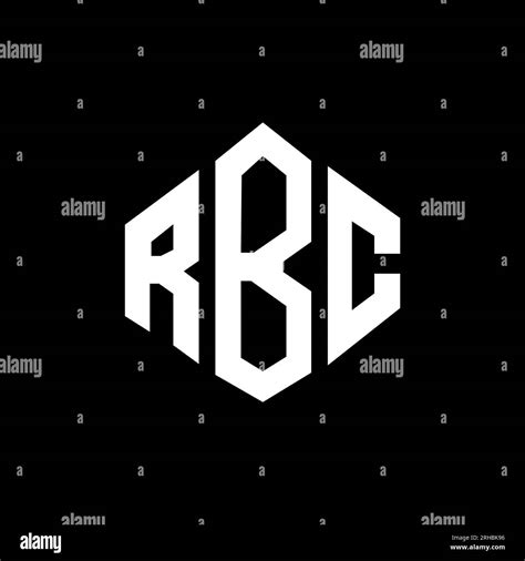 RBC letter logo design with polygon shape. RBC polygon and cube shape logo design. RBC hexagon ...