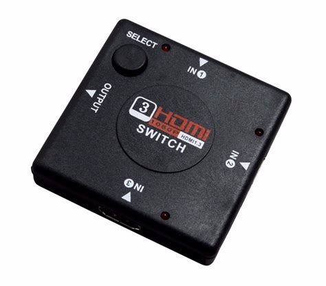 Hub Switch Hdmi 3x1 Divisor 3 Portas - R$ 13,00 em Mercado Livre