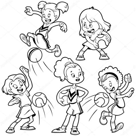 Pictures: dodge ball clip art | Cartoon kids playing dodgeball. Vector ...