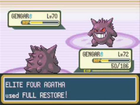 Pokemon Fire Red - Elite Four Agatha II - YouTube