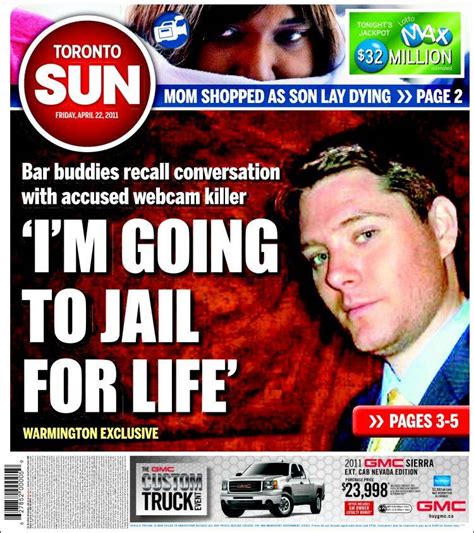 Toronto Sun Front Page / Toronto Sun Don T Miss Today S Toronto Sun ...