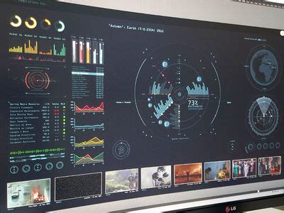 Futuristic GUI for Scifi Short | Data visualization, Futuristic, Sci fi