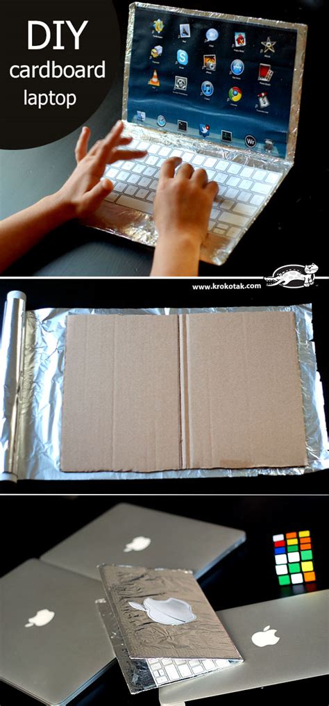 krokotak | DIY cardboard laptop