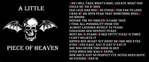 Avenged Sevenfold (A Little Piece of Heaven) by a7x-kjh on DeviantArt