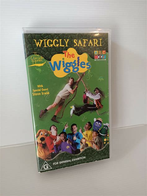 The Wiggles Wiggly Safari With Steve Irwin VHS Tape Video The Crocodile Hunter | eBay