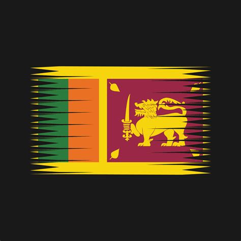 Sri Lanka Flag Vector. National Flag 11081214 Vector Art at Vecteezy