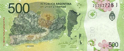 Argentina new signature 500-peso note (B421b) confirmed – BanknoteNews