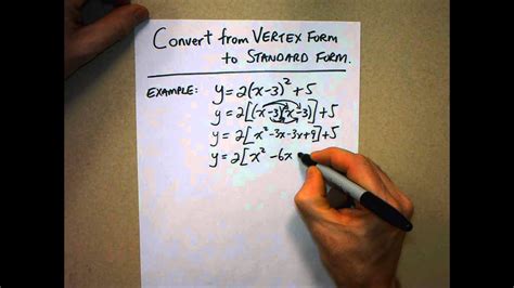 Easy Quadratic To Vertex Formula Worksheet Free - Quadraticworksheet.com