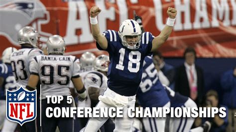 Top 5 AFC/NFC Championship Games in NFL History | NFL Now - YouTube