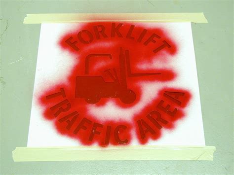 Promote forklift safety with stencils: a how-to guide - MySafetySign Blog