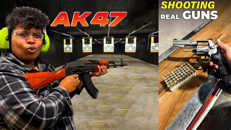 AK 47🔥Shooting Real Gun in Range - America | Irfansview - YouTube