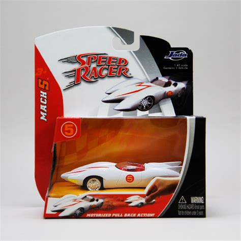 JADA 1/43 Speed Racer Asst Pull-Back Action Mach 5 (White)