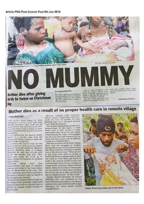 In PNG Post Courier newspaper today… – Caring For Kiriwina Ltd