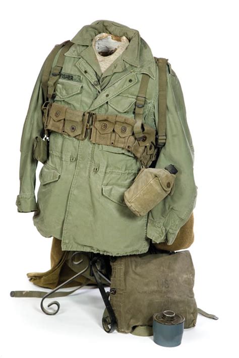 Uniform; Korean War, US Army, Field, Jacket & Shirt, Pack, Accessories.