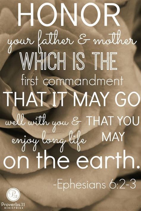 Honor Your Father and Mother