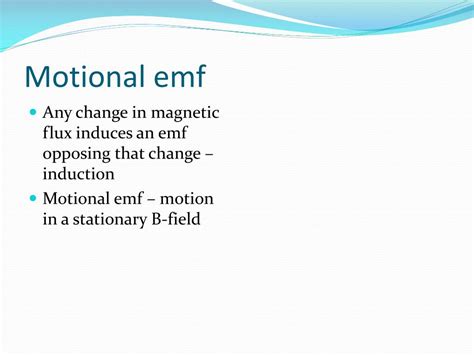 PPT - Motional emf PowerPoint Presentation, free download - ID:4120129