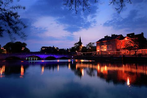 River Great Ouse, Bedford Town by Dave Porter Peterborough Uk