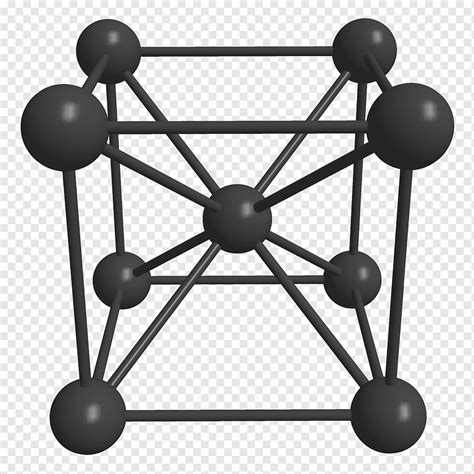 Celosía de estructura de cristal de célula primitiva de hierro, hierro, televisión, ángulo ...