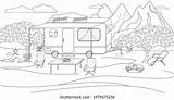 Rv Coloring Page sketch template