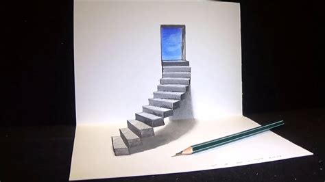 4D drawing ladder drawing - YouTube