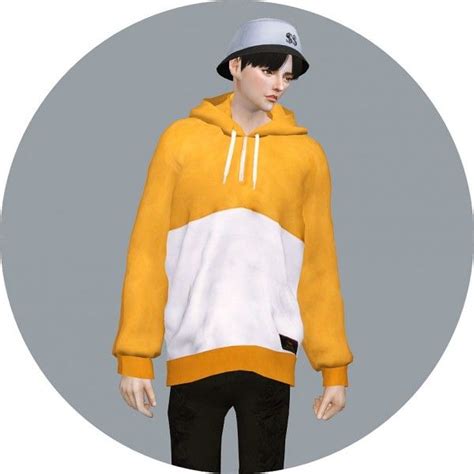 SIMS4 Marigold: Male Hoodie • Sims 4 Downloads | Sims 4 male clothes, Sims 4, Marigold sims 4