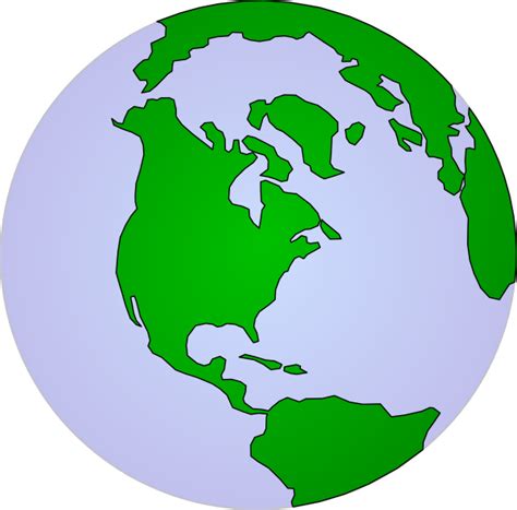 Earth Pale Continents Clip Art at Clker.com - vector clip art online, royalty free & public domain