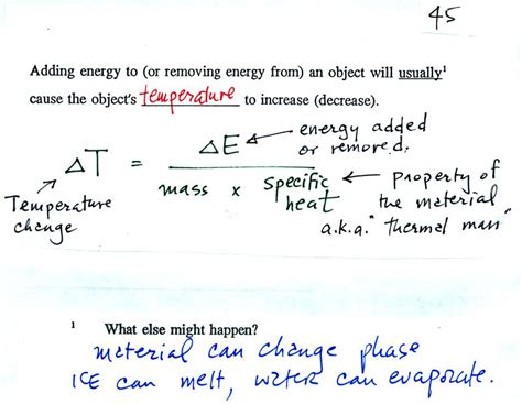 Equation For Heat Energy From Temperature Change - Tessshebaylo