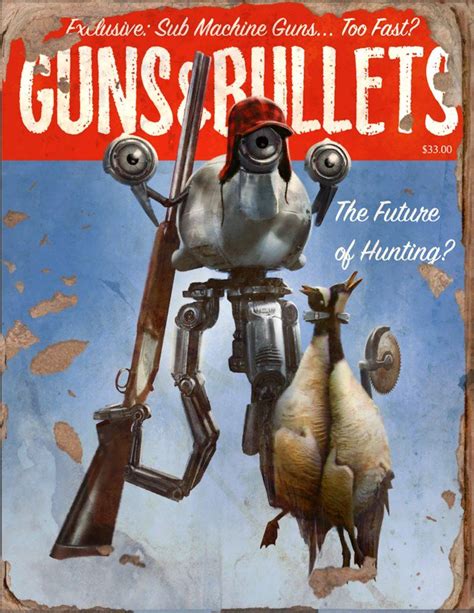 Guns And Bullets #10 Book - Fallout 4 | Fallout 4 magazines, Fallout ...