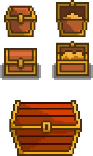 Pixel Treasure Chest by Jigo-XD on DeviantArt