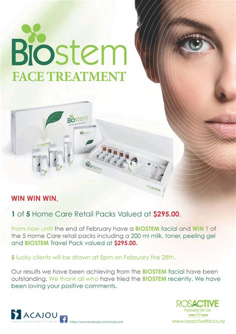 Biostem Face Treatment - Acajou Beauty Therapy Spa Ponsonby