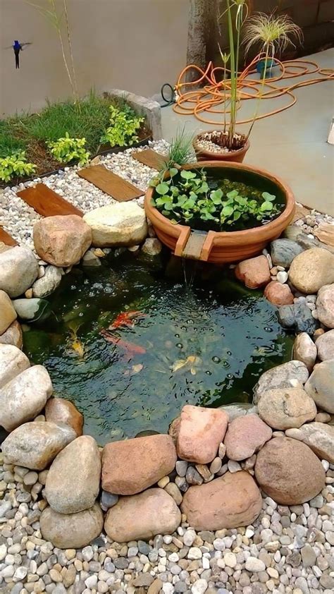 Awesome Small Backyard Water Pond | Ponds backyard, Small backyard ...