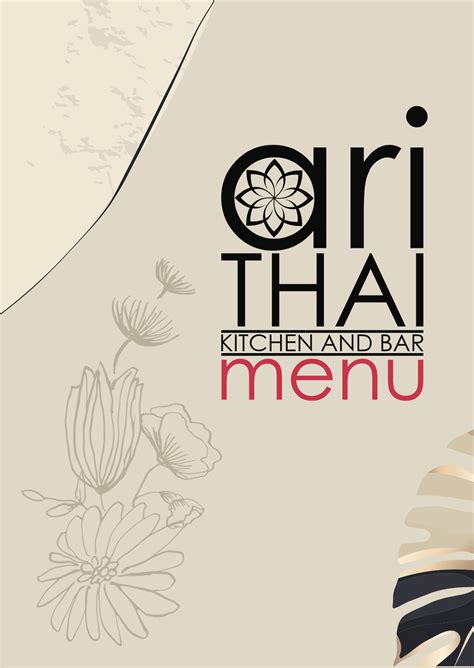 Menu — Ari Thai Kitchen & Bar