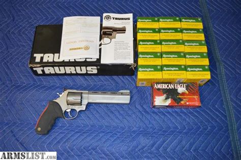 ARMSLIST - For Sale: Taurus Raging Bull 44 Mag + Ammo