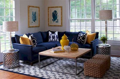 Navy Blue Sectional Sofa - Ideas on Foter